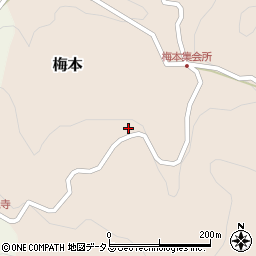 和歌山県海草郡紀美野町梅本359周辺の地図