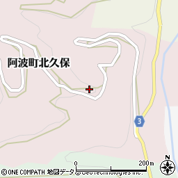 徳島県阿波市阿波町北久保133周辺の地図