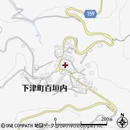 和歌山県海南市下津町百垣内585周辺の地図