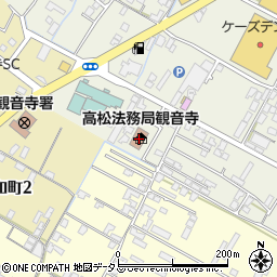 高松法務局観音寺支局周辺の地図