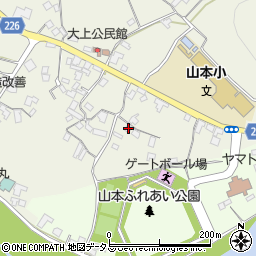 香川県三豊市山本町大野103-5周辺の地図