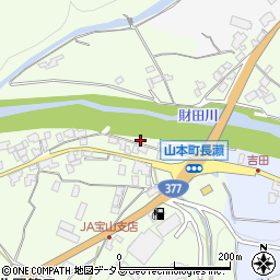 香川県三豊市山本町財田西1165-10周辺の地図