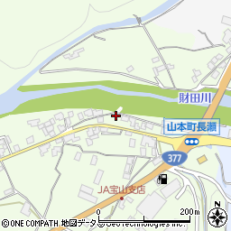 香川県三豊市山本町財田西1148-1周辺の地図