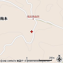和歌山県海草郡紀美野町梅本721周辺の地図