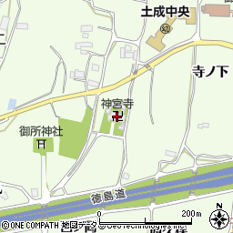 徳島県阿波市土成町吉田一の坂9周辺の地図