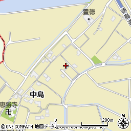 徳島県徳島市川内町中島352周辺の地図