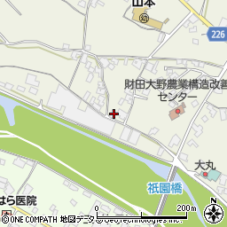 香川県三豊市山本町大野351周辺の地図