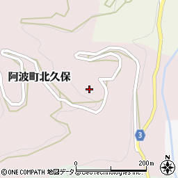 徳島県阿波市阿波町北久保131周辺の地図