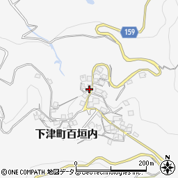 和歌山県海南市下津町百垣内415周辺の地図