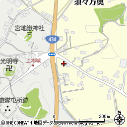 山口県周南市須々万奥1076周辺の地図