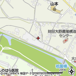 香川県三豊市山本町大野363周辺の地図