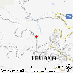 和歌山県海南市下津町百垣内378周辺の地図