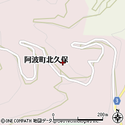 徳島県阿波市阿波町北久保137周辺の地図