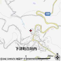 和歌山県海南市下津町百垣内417周辺の地図