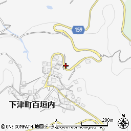 和歌山県海南市下津町百垣内590周辺の地図