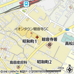 西松屋イオンタウン観音寺店周辺の地図