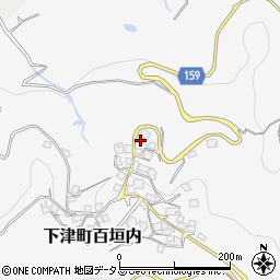 和歌山県海南市下津町百垣内409-2周辺の地図