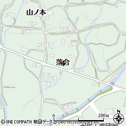 徳島県阿波市土成町土成落合周辺の地図