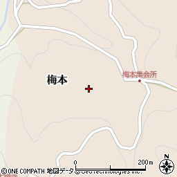 和歌山県海草郡紀美野町梅本278周辺の地図