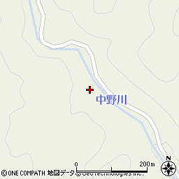 中野川周辺の地図