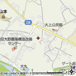 香川県三豊市山本町大野216周辺の地図