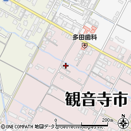 香川県観音寺市出作町1135周辺の地図