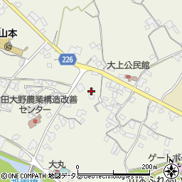 香川県三豊市山本町大野216-1周辺の地図