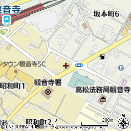 ジョイフル 観音寺中央店周辺の地図