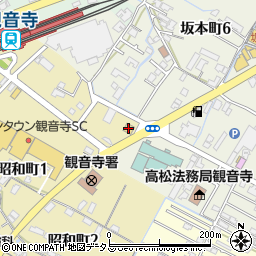 ジョイフル観音寺中央店周辺の地図