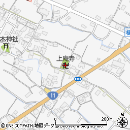 上庵寺周辺の地図