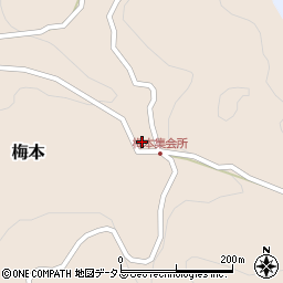 和歌山県海草郡紀美野町梅本250周辺の地図