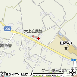 香川県三豊市山本町大野53周辺の地図
