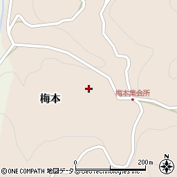 和歌山県海草郡紀美野町梅本269周辺の地図