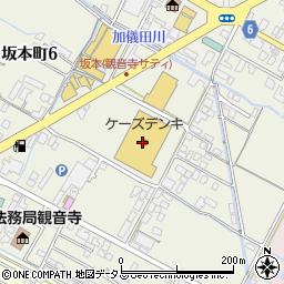 ケーズデンキ観音寺店周辺の地図