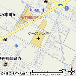 ケーズデンキ観音寺店周辺の地図