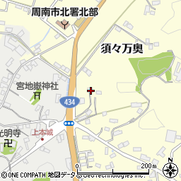 山口県周南市須々万奥744-3周辺の地図