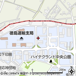 徳島県徳島市応神町周辺の地図
