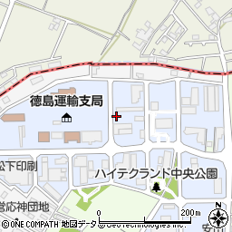 徳島県徳島市応神町周辺の地図