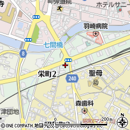 岡田石油株式会社　本社周辺の地図