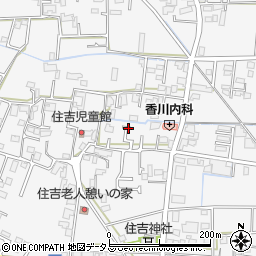 徳島県板野郡藍住町住吉神蔵周辺の地図