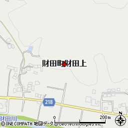香川県三豊市財田町財田上周辺の地図