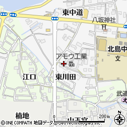 徳島県板野郡北島町高房東野神本周辺の地図
