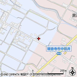 香川県観音寺市古川町691周辺の地図