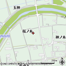 徳島県上板町（板野郡）西分（桜ノ木）周辺の地図