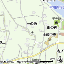 徳島県阿波市土成町吉田一の坂周辺の地図