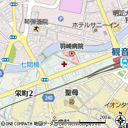 パークホテル観音寺周辺の地図
