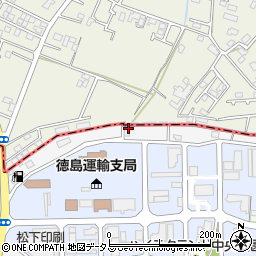 徳島県徳島市応神町東貞方北野99-4周辺の地図