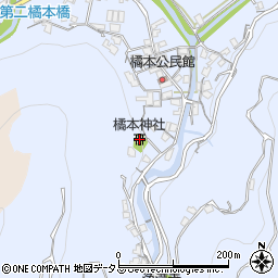 橘本神社周辺の地図
