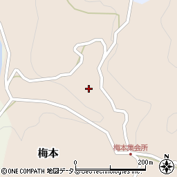 和歌山県海草郡紀美野町梅本225周辺の地図