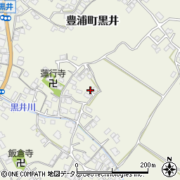 山口県下関市豊浦町大字黒井1887-2周辺の地図